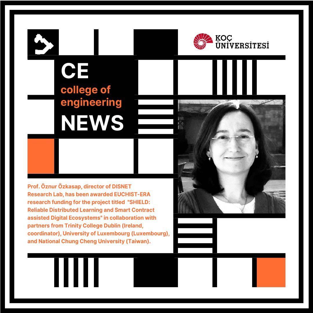 Wholehearted congratulations to Prof. Öznur Özkasap for her outstanding achievement