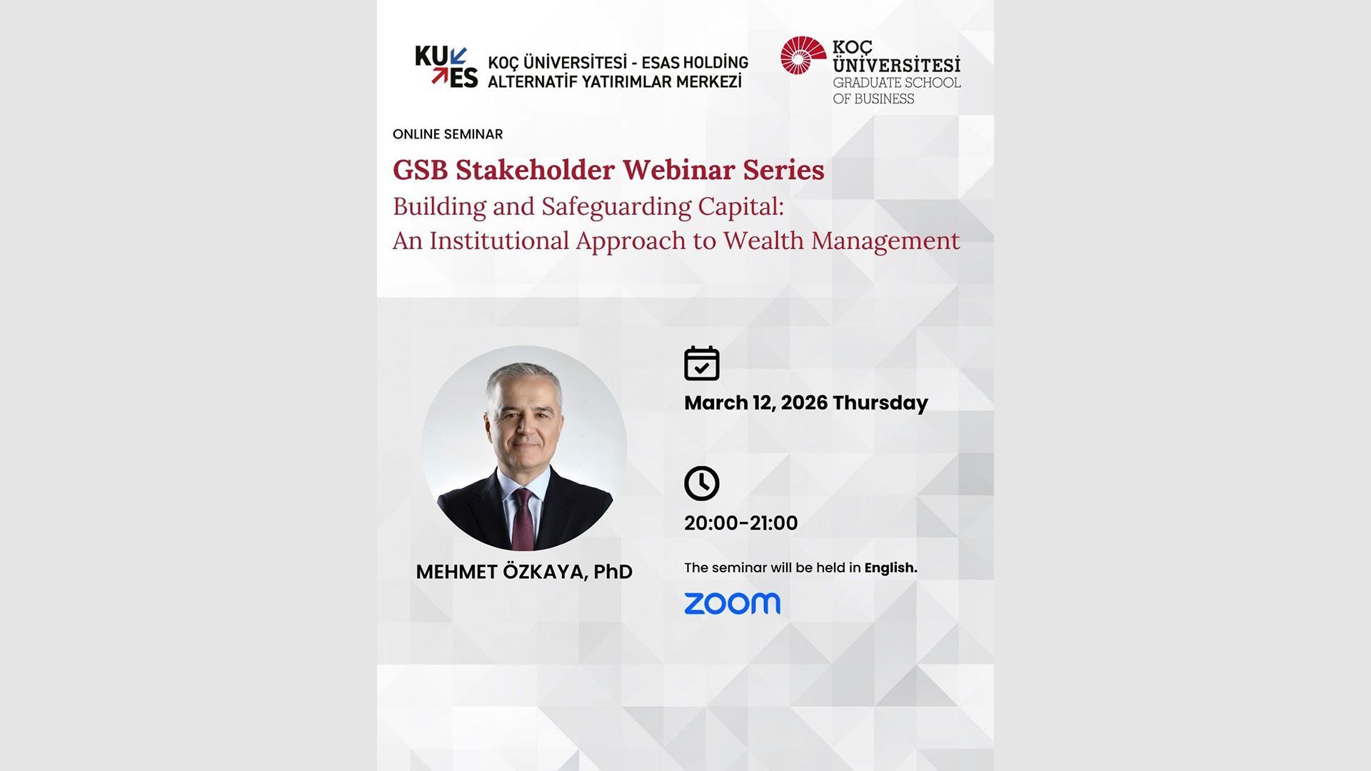GSB Stakeholder Webinar Series