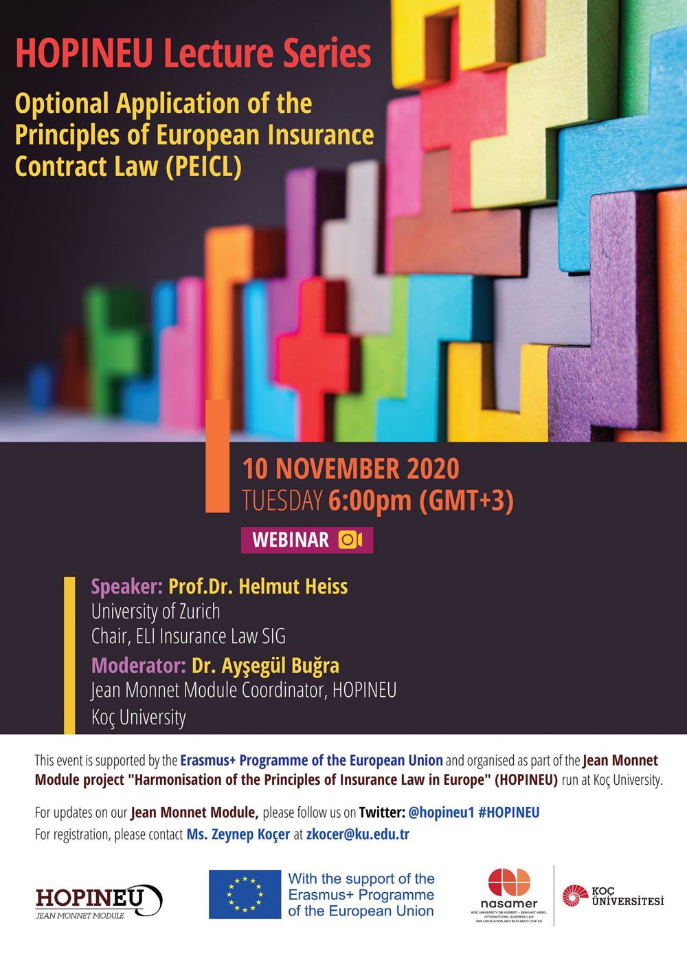 HOPINEU Lecture Series – Optional Application of the Princibles of European Insurance Contract Law