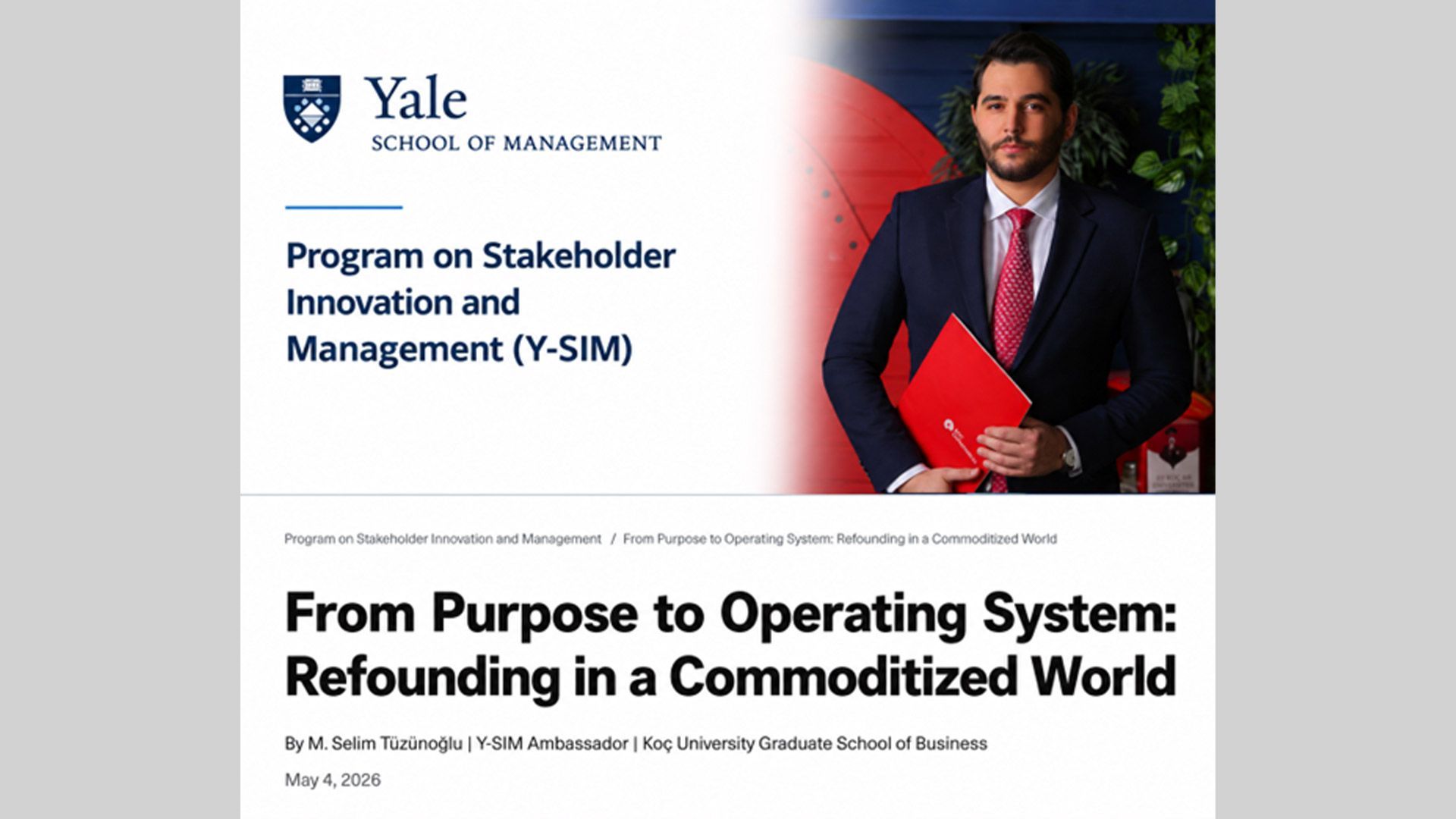 From Purpose to Operating System: Refounding in a Commoditized World