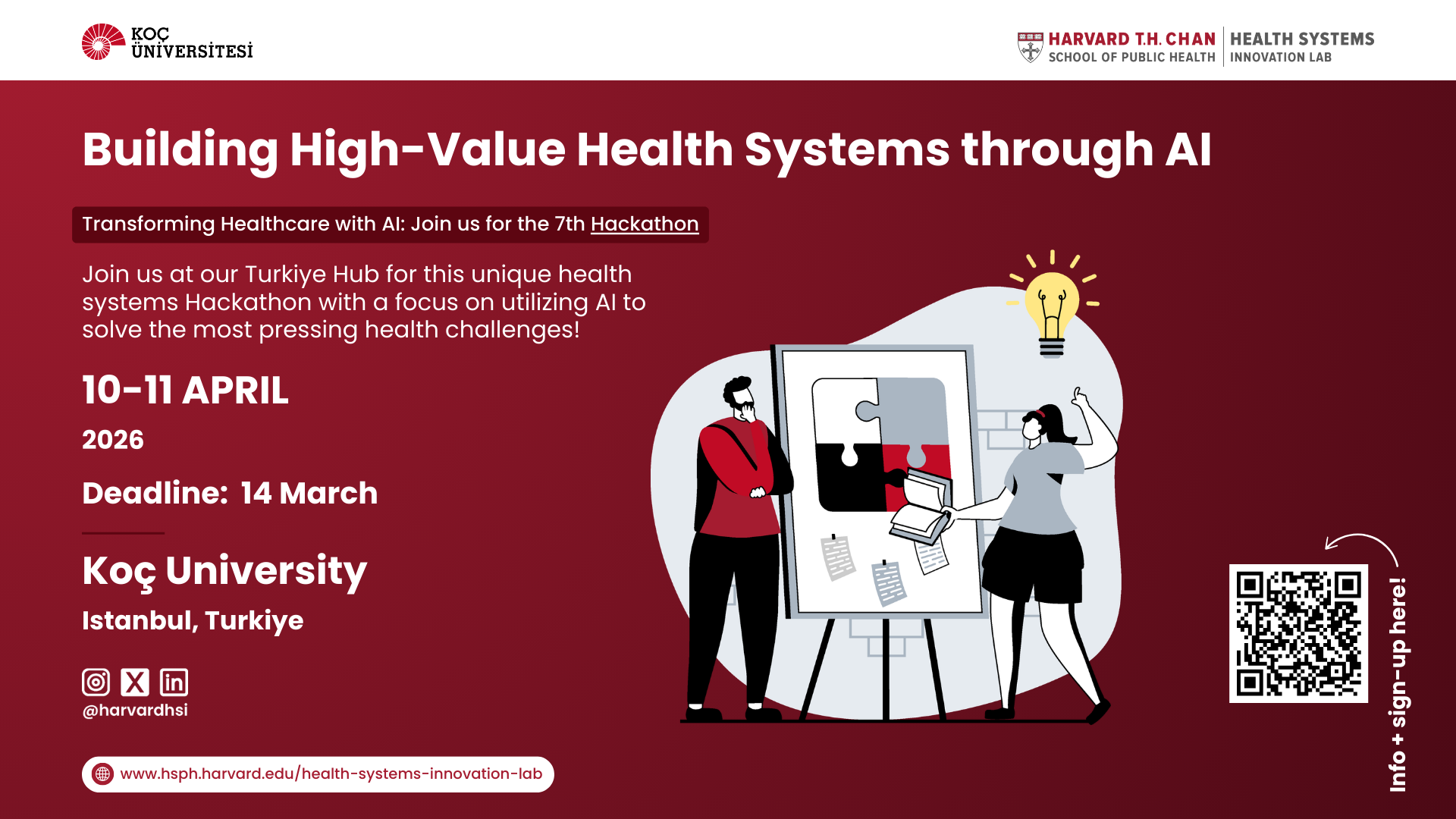 Build the Future of Health at the Harvard–Koç University Hackathon